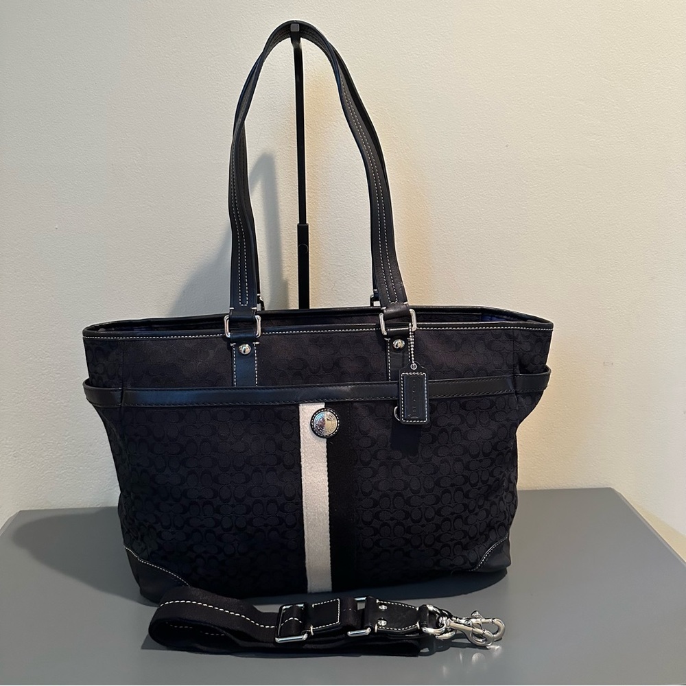Coach Voyager Tote / Diaper Bag. Style number F13813.